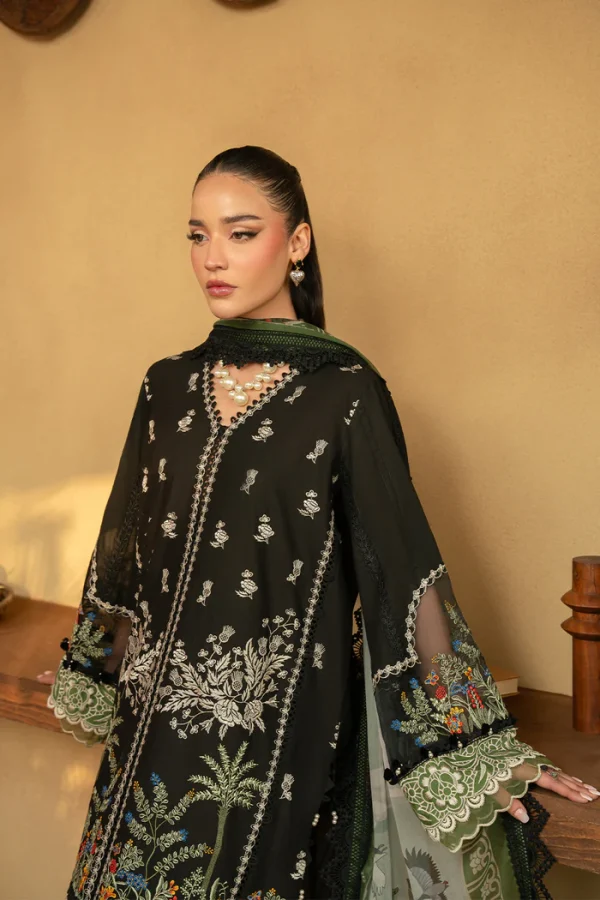 Saira Rizwan Luxury Lawn '25-MARY-SRL25-07 - Image 2