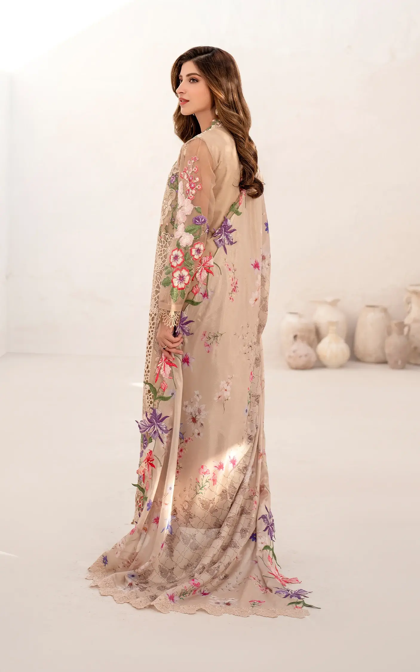 Asif Nabeel Azalia Eid Lawn '25-Carnation - Image 2