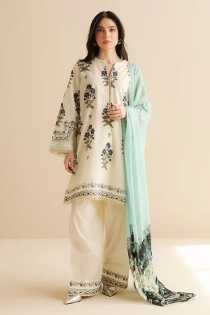 Zara Shahjahan Coco Prints Drop Two '25-Raya-2B