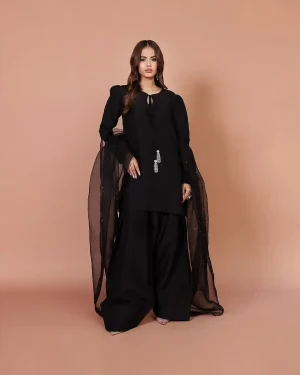 Trending Farshi Shalwar on Pure Raw Silk