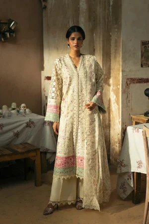 Afrozeh Mulaqaat Eid Lawn collection '25-Mohabbat