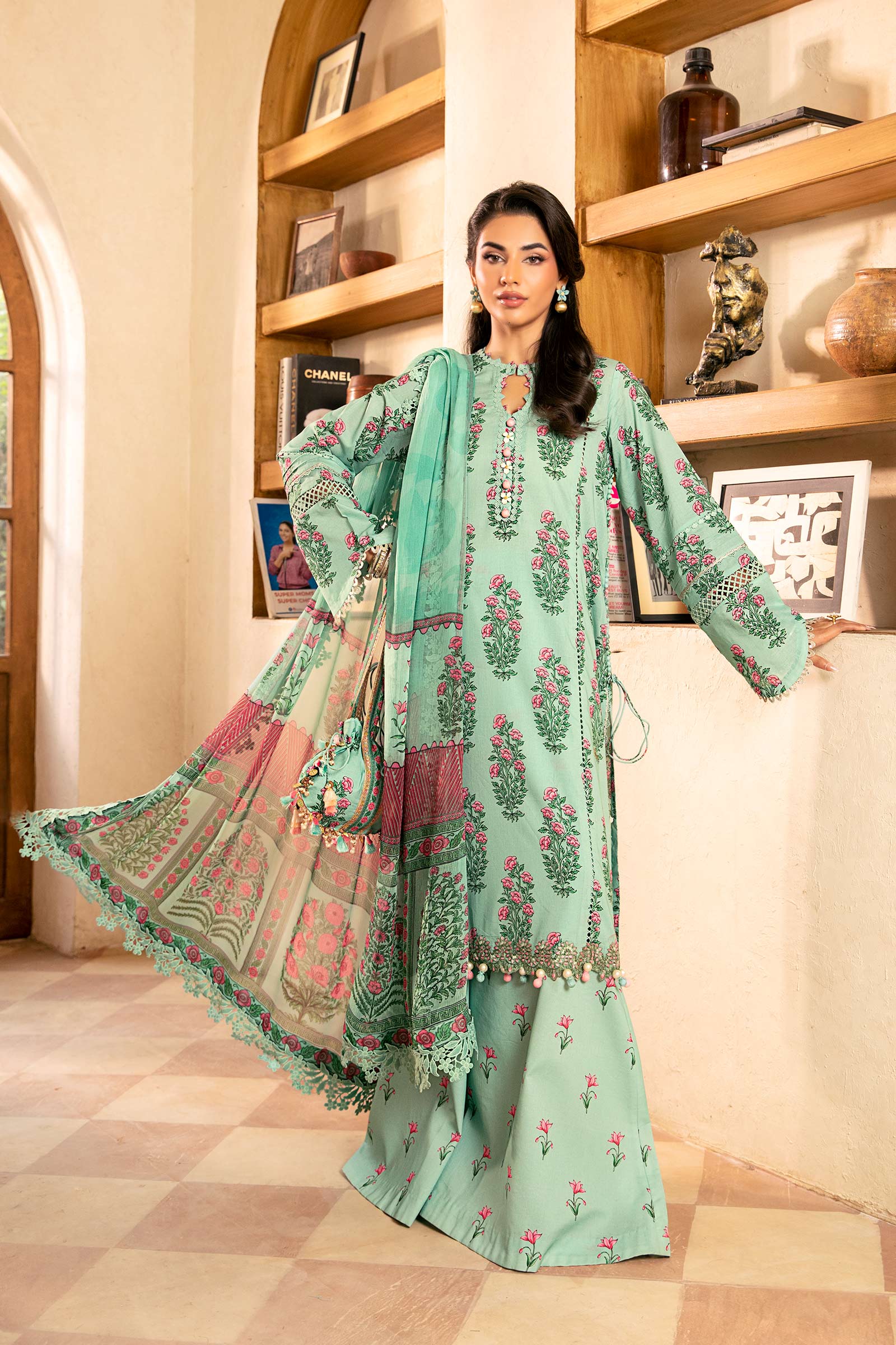 Maria B Basics Lawn '25- MB-CUS25-908B