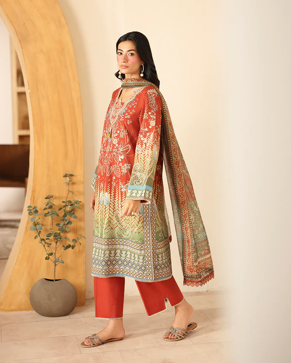 ROHEENAZ Pareesa Printed Cambric'25' Naveen - Image 4