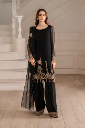 IZNIK  Embroidered Chiffon' 25' UE-417