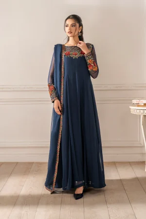 IZNIK Embroidered chiffon' 25' UE-412