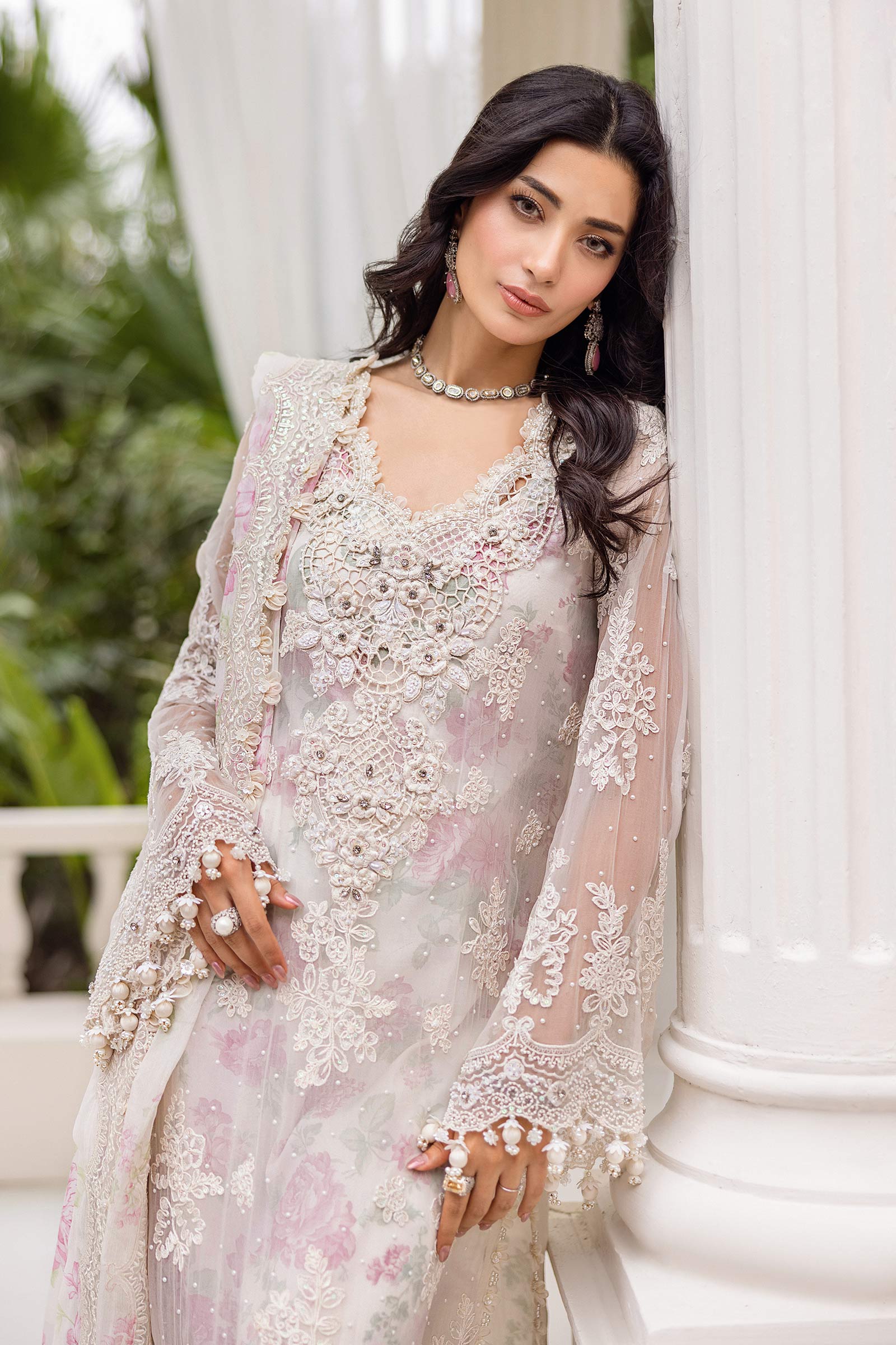 MARIA.B Embroidered Chiffon' 25' MPC-25-101 - Image 2