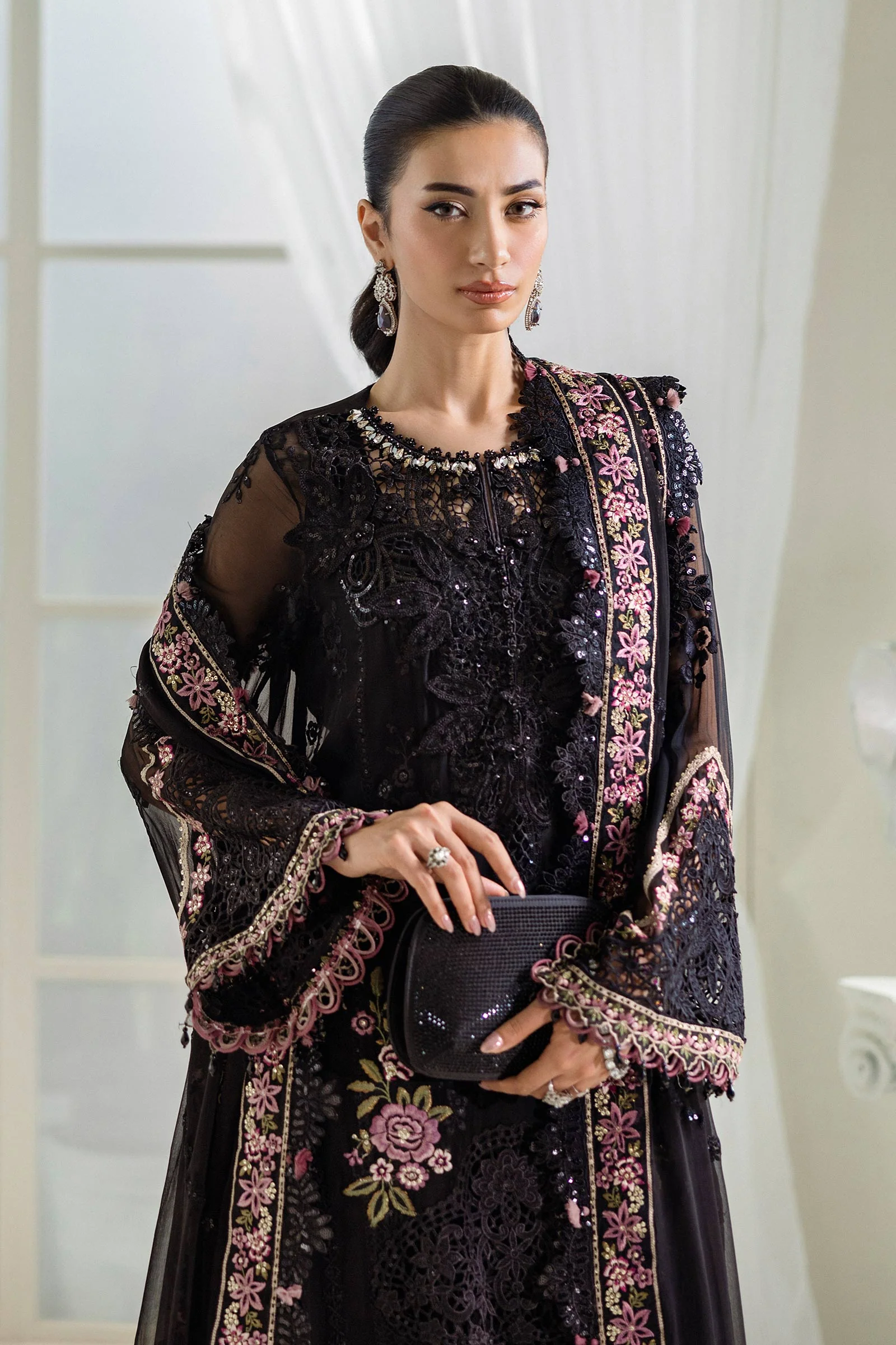MARIA.B Embroidered Chiffon' 25' MPC-25-104 - Image 2