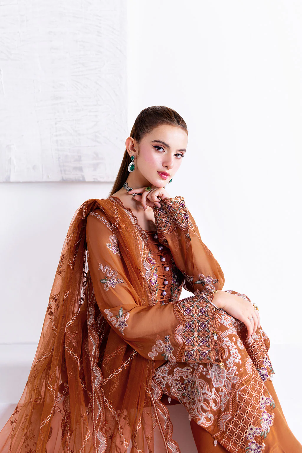 RAMSHA Arzo Chiffon collection' 25' U-208 - Image 2