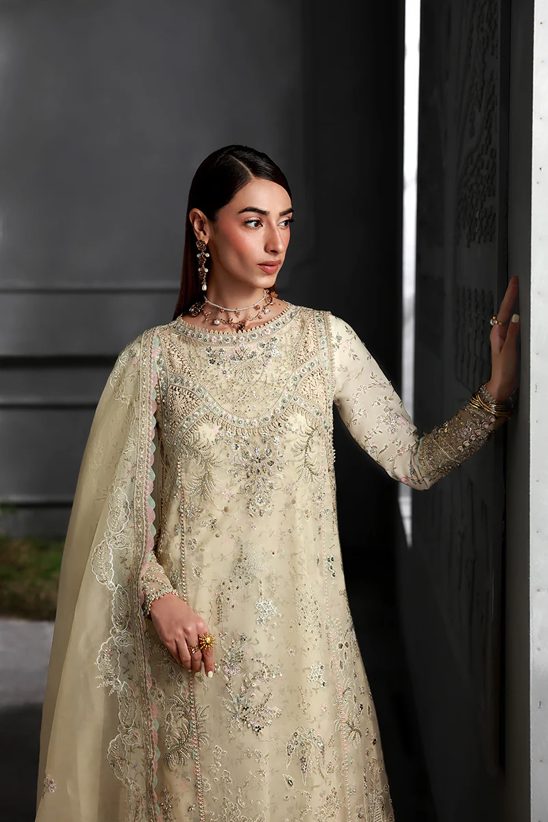 QALAMKAR Elirah Formals' 25' MF-04 IVORY GRACE - Image 3