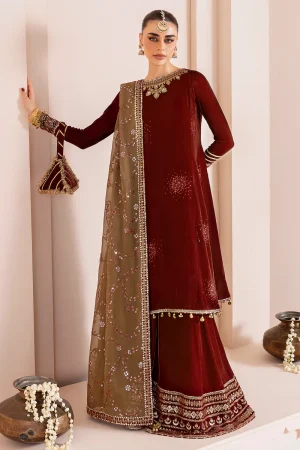JAZMIN Chandni Embroidered Velvet Formal'25' CVF D-07