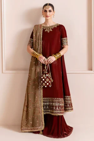 JAZMIN Chandni Embroidered Velvet Formal'25' CVF D-13