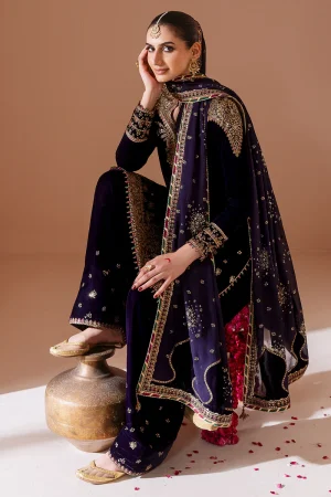 JAZMIN Chandni Embroidered Velvet Formal'25' CVF D-08