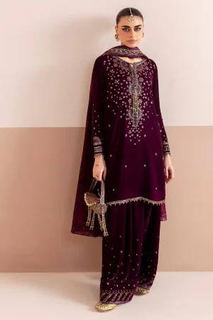 JAZMIN Chandni Embroidered Velvet Formal'25' CVF D-05