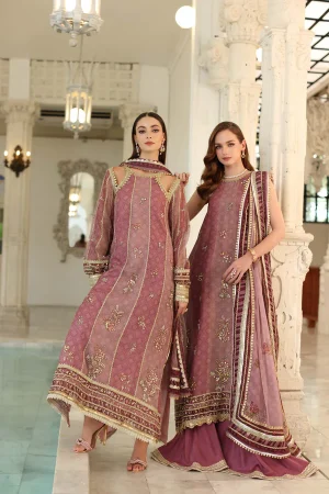 SADIA ASAD NOOR Festive' 25' D6 - Rose Pink