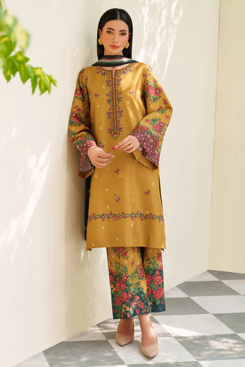 JAZMIN EMBROIDERED PREMIUM VISCOSE'25' UW-0177