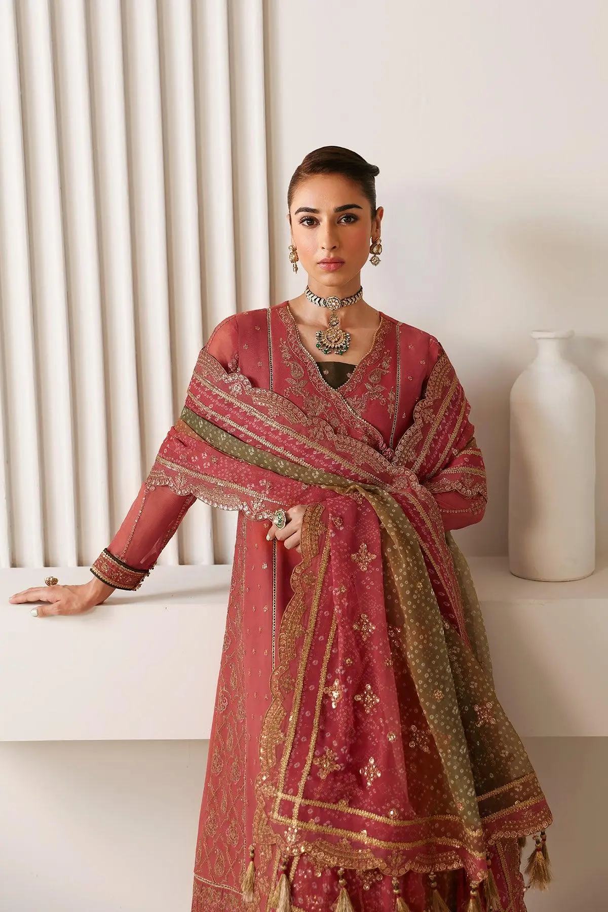 ALIZEH Embroidered Chiffon' 25' AF-CH-2180-Hana