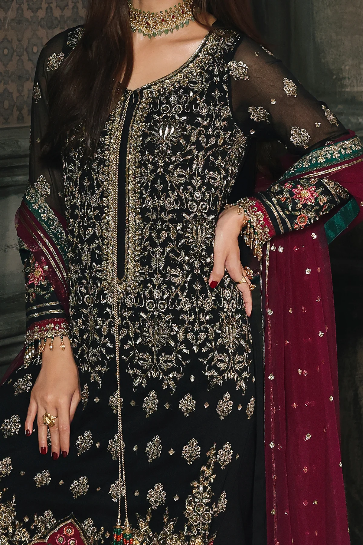 CHARIZMA DASTAN E JASHAN V 2 '25' Luxury Collection DJW5-08 - Image 3