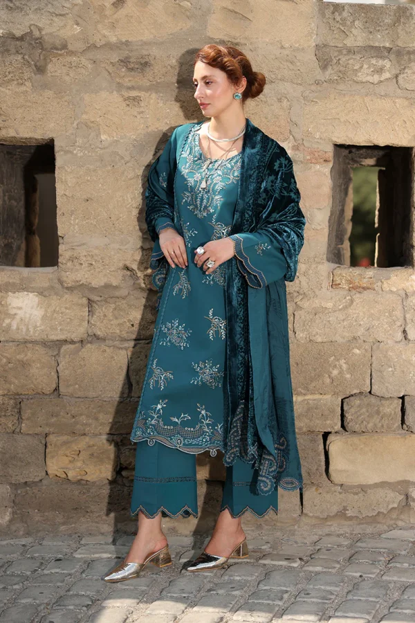 RANG RASIYA Carnation Luxury Shawl Edit ’25’ Mint – sabrangee
