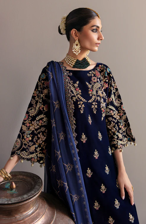 EMAN ADEEL Zarposh Velvet Collection '25' MK-03 Falak - Image 3