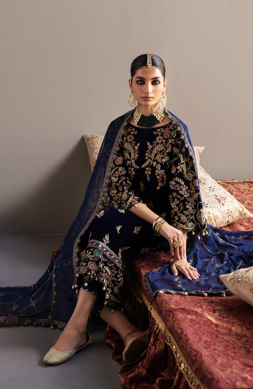 EMAN ADEEL Zarposh Velvet Collection '25' MK-03 Falak