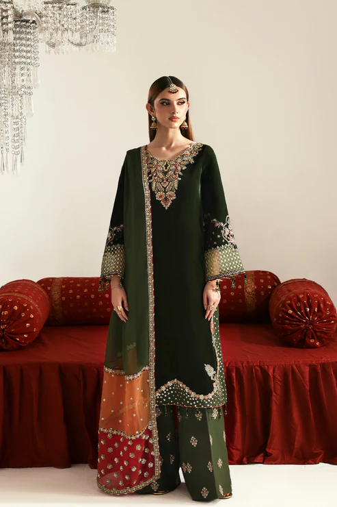 EMAAN ADEEL Zarposh Velvet Collection '25' Aarish - Image 2