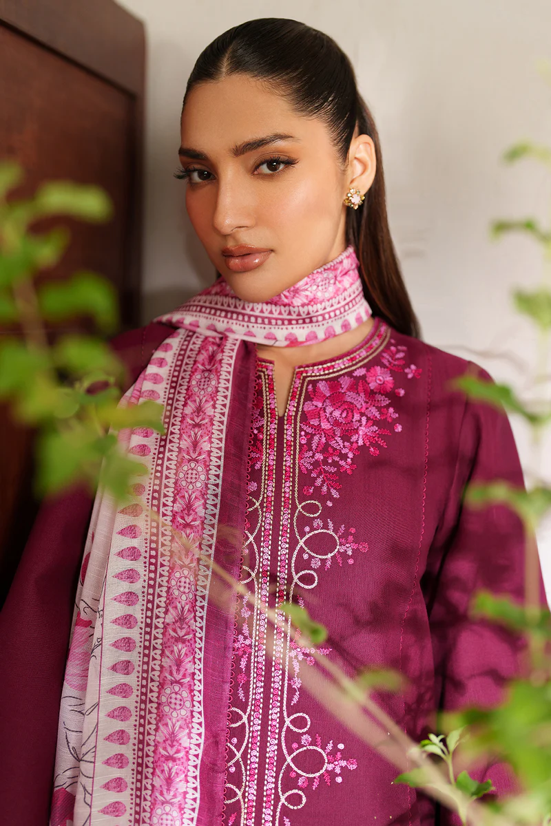 JAZMIN EMBROIDERED KHADDAR '25' UW-0155 - Image 2
