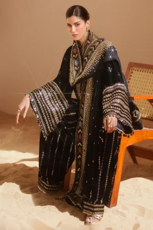 JAZMIN Embroidered Velvet Formal  '25' VVF D-5