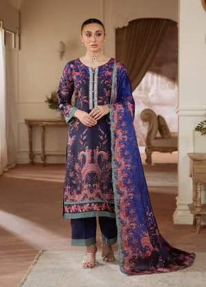 GULAAL Velouré Printed Silk 25' Midnight Reverie