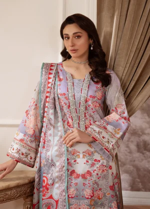 GULAAL Velouré Printed Silk '25' Twilight Elegance
