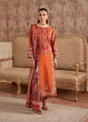 GULAAL Velouré Printed Silk '25' Rustic Regalia