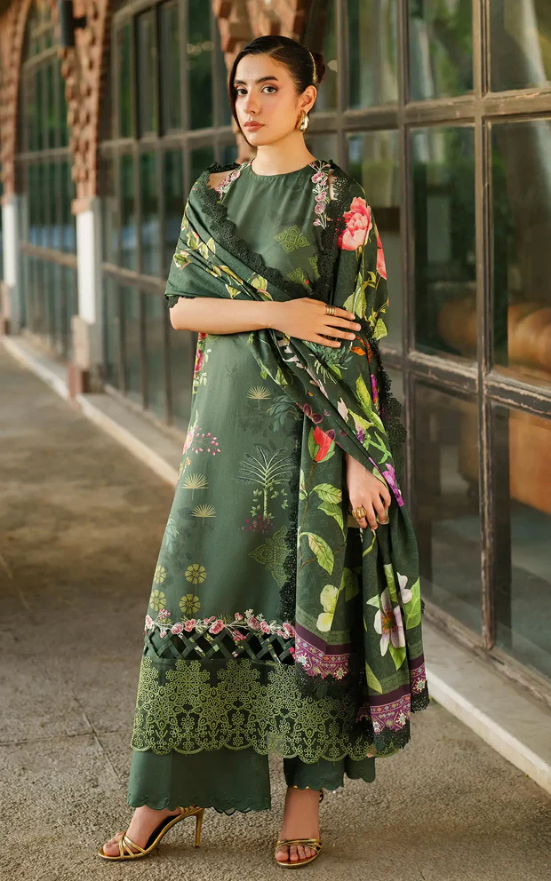 ASIFA AND NABEEL Winter Embroidered ollection '25' Jade Dusk