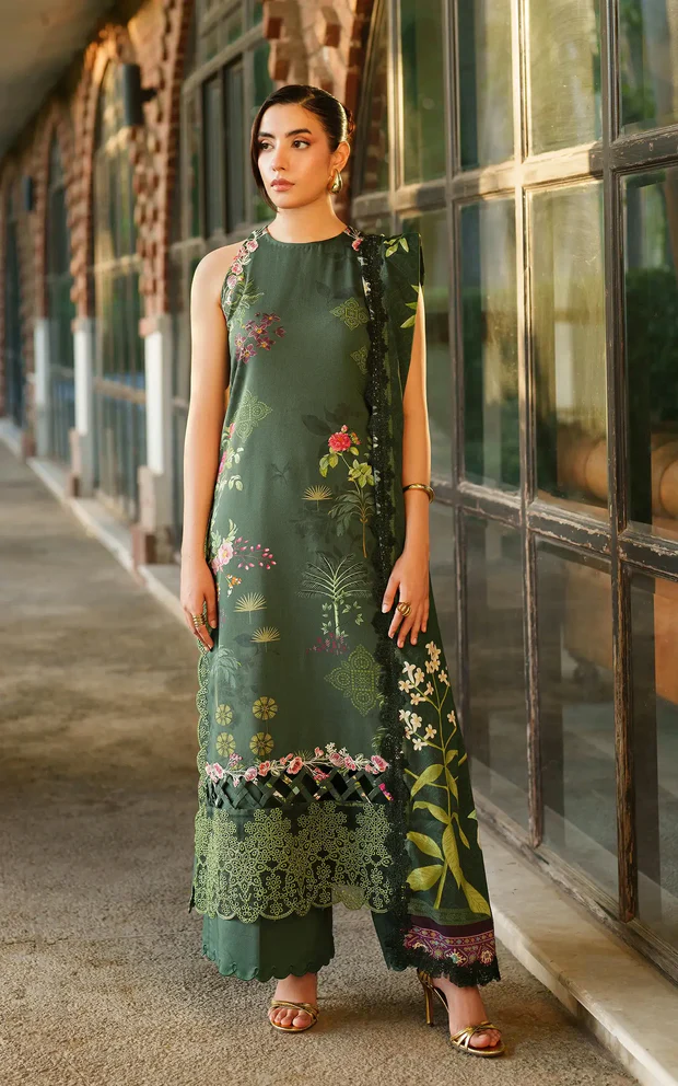 ASIFA AND NABEEL Winter Embroidered ollection '25' Jade Dusk - Image 2