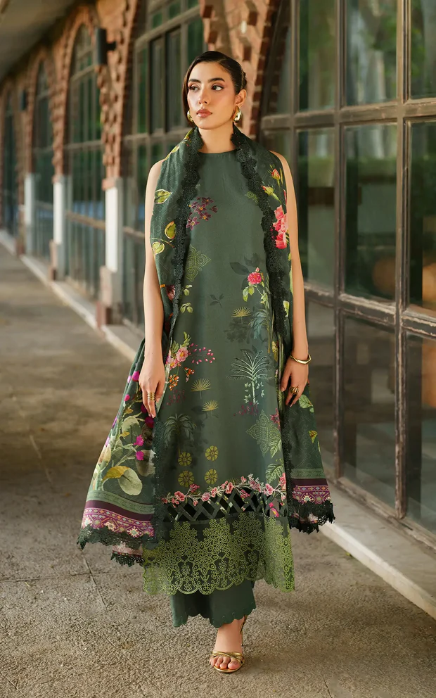 ASIFA AND NABEEL Winter Embroidered ollection '25' Jade Dusk - Image 3