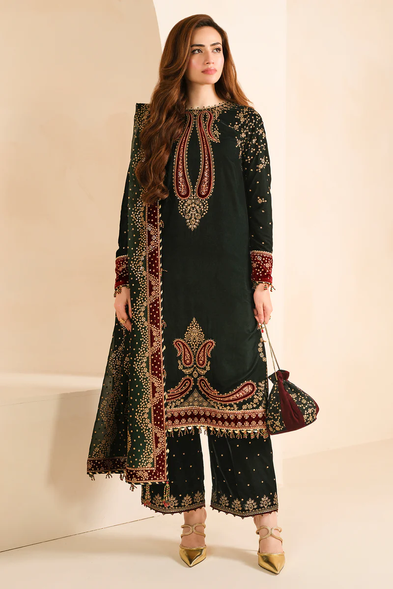 JAZMIN Embroidered Velvet Formal '25' VF-2034 - Image 3