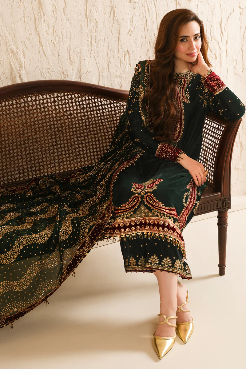 JAZMIN Embroidered Velvet Formal '25' VF-2034