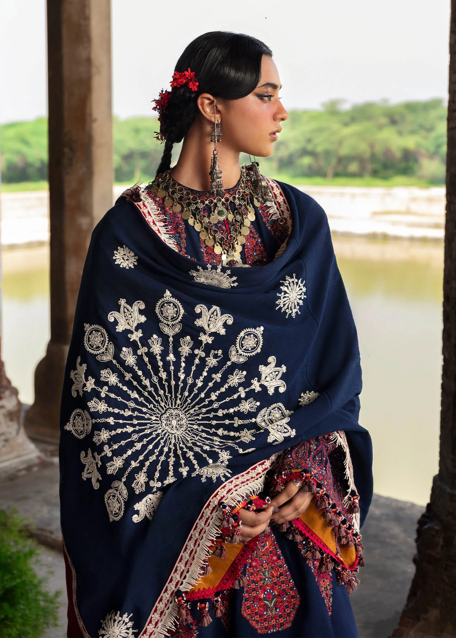 HUSSAIN REHAR Karandi Collection '25' Gulbano - Image 2