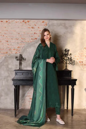 Noor by Saadia Asad  Winter Embroidered Printkhaas '25' D3 - A