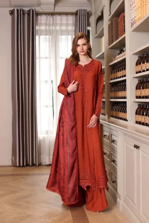 Noor by Saadia Asad Winter Embroidered Printkhaas '25'  D5 - A