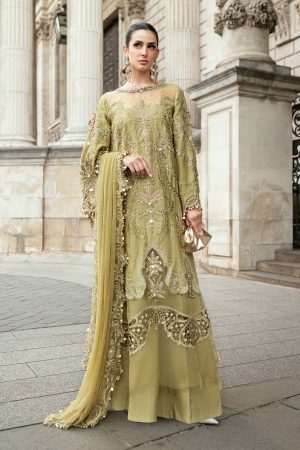 Maria B Soiree Festive edit '25-WF-09-08-Olive Green