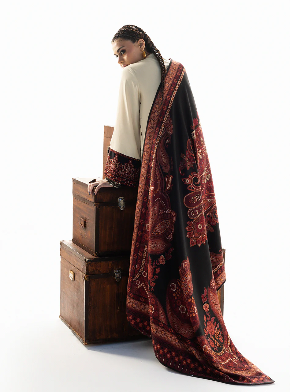Zainab Chottani Winter Shawl '25-Imani - Image 2