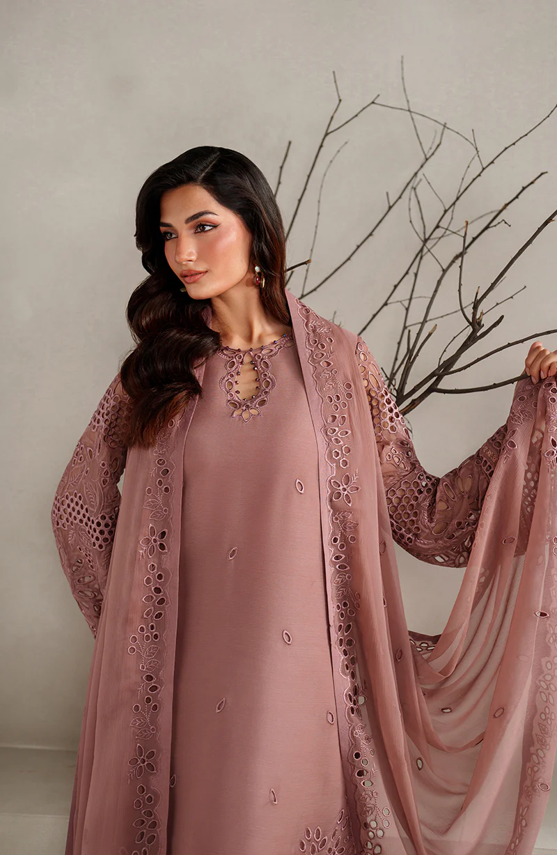 Zarif Muse Thread Chiffon Formals '25-ZE-MT-02 Ayla - Image 4