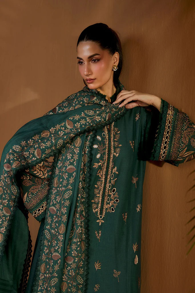 Sobia Nazir Winter Shawl '25-WS25-4B