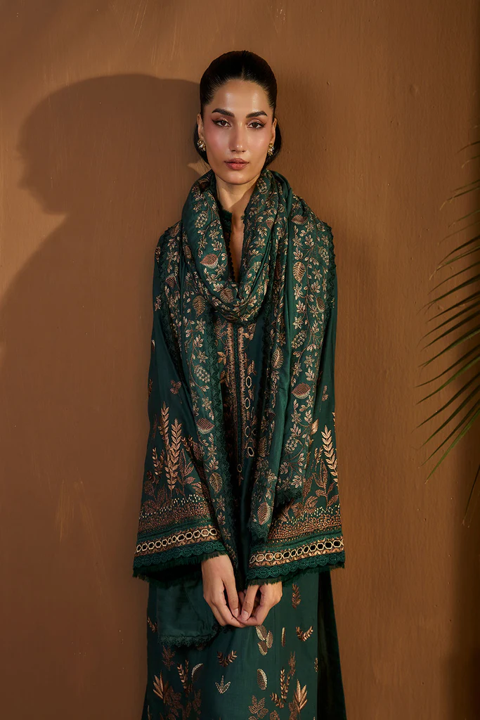 Sobia Nazir Winter Shawl '25-WS25-4B - Image 2