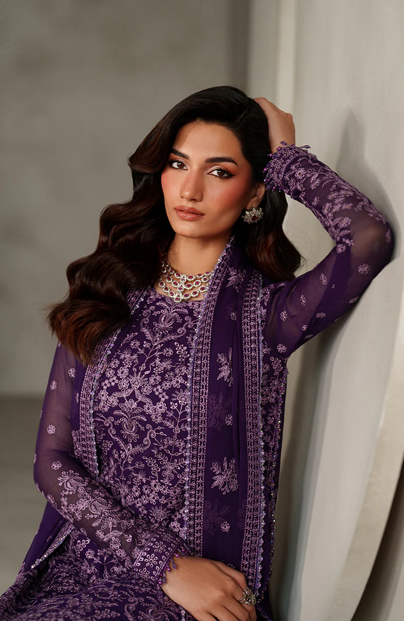 Zarif Muse Thread Chiffon Formals '25-ZE-MT-07 Sorella - Image 2