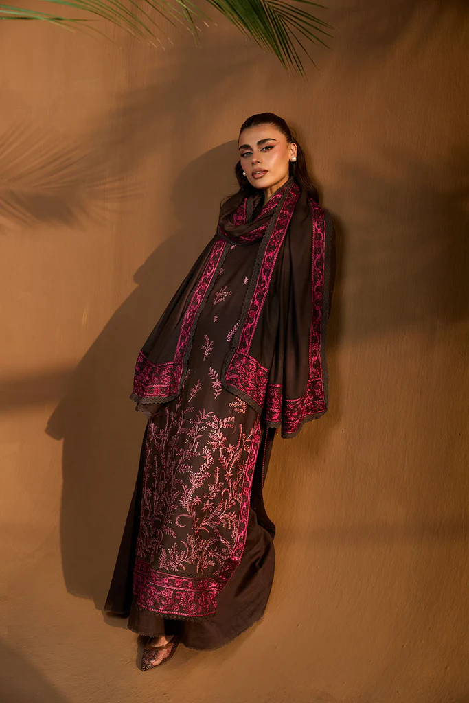Sobia Nazir Winter Shawl '25-WS25-7A