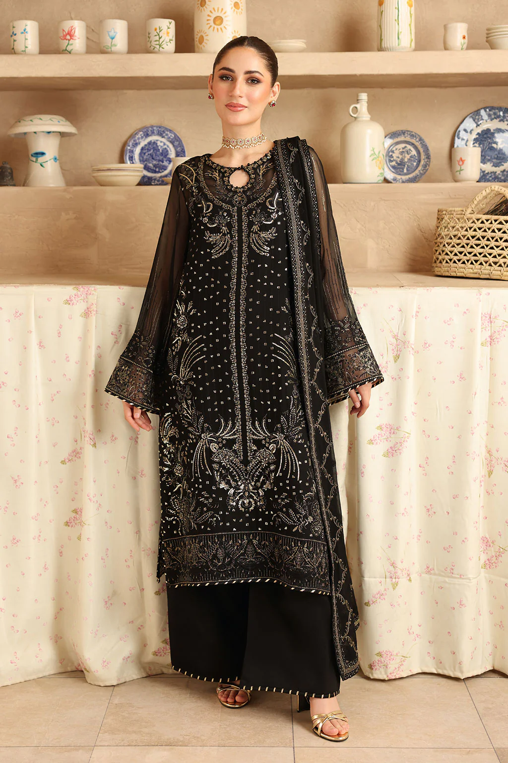 Ramsha Embroidered Chiffon - BB 206