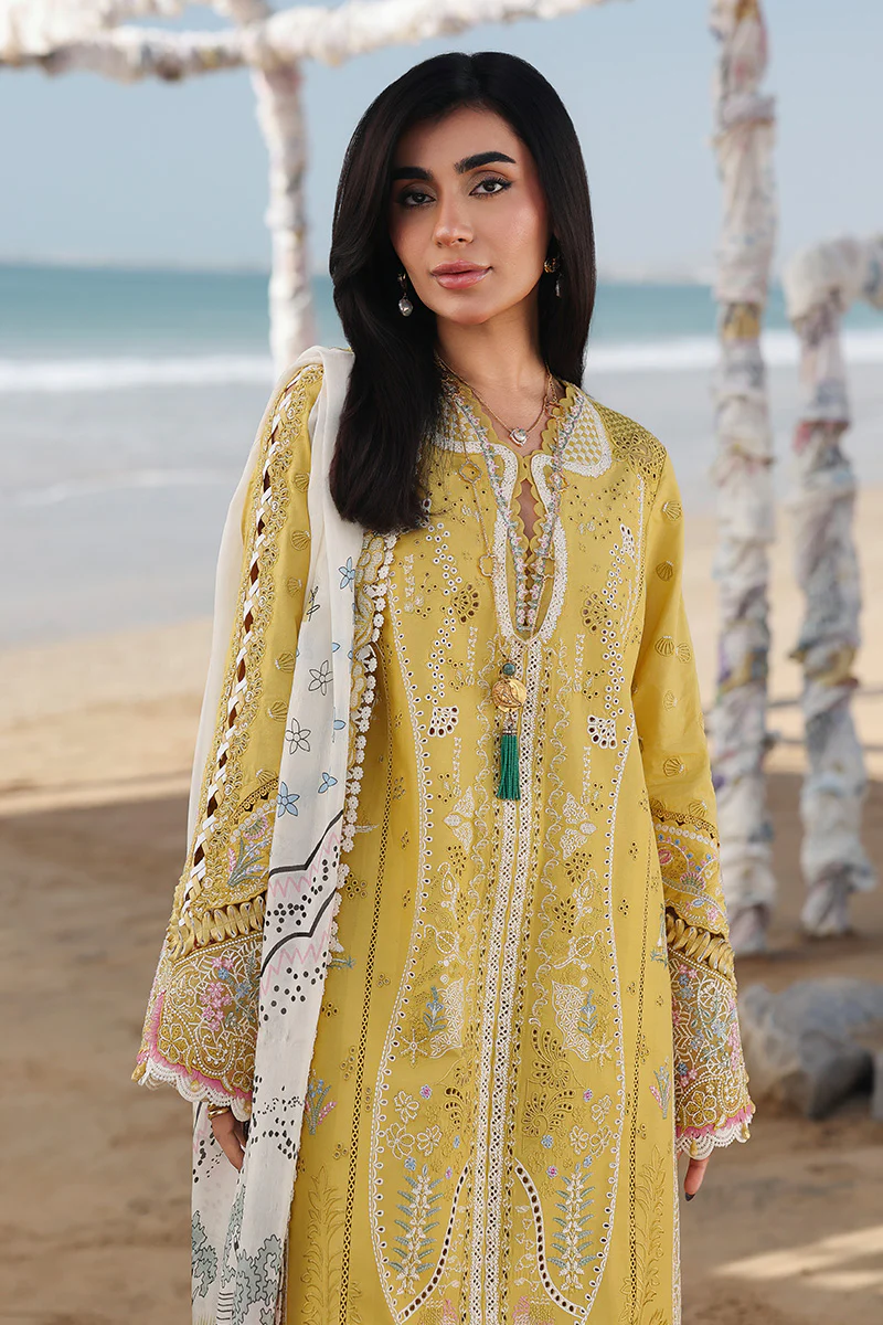 Qalamkar Sahil Luxury Lawn '26-SA-07 HIRA - Image 2