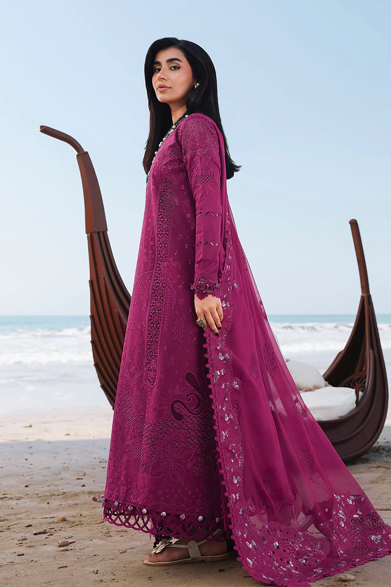 Qalamkar Sahil Luxury Lawn '26-SA-01 ZARA - Image 3