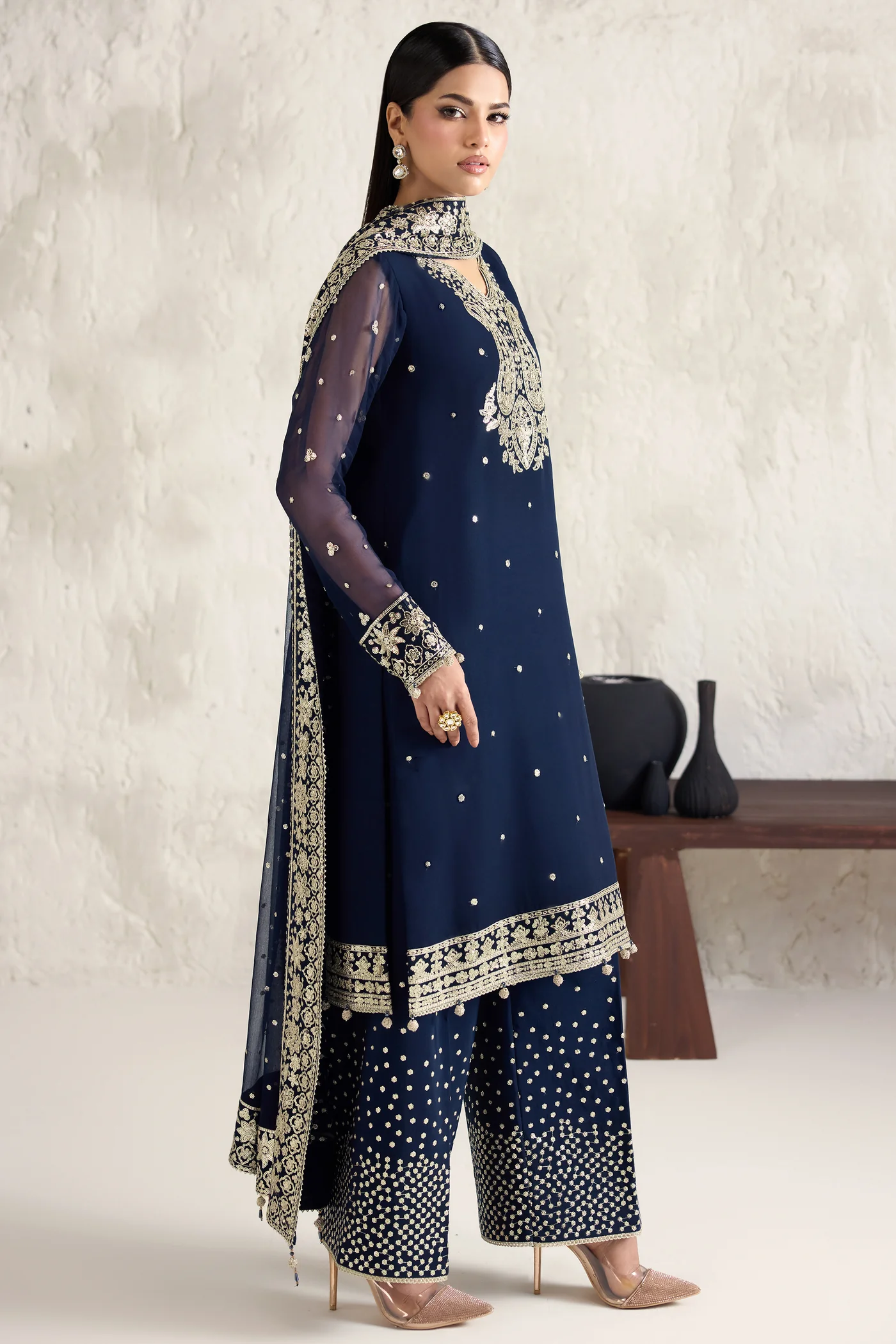 Farash Formals '26-Navy Lumina - Image 3