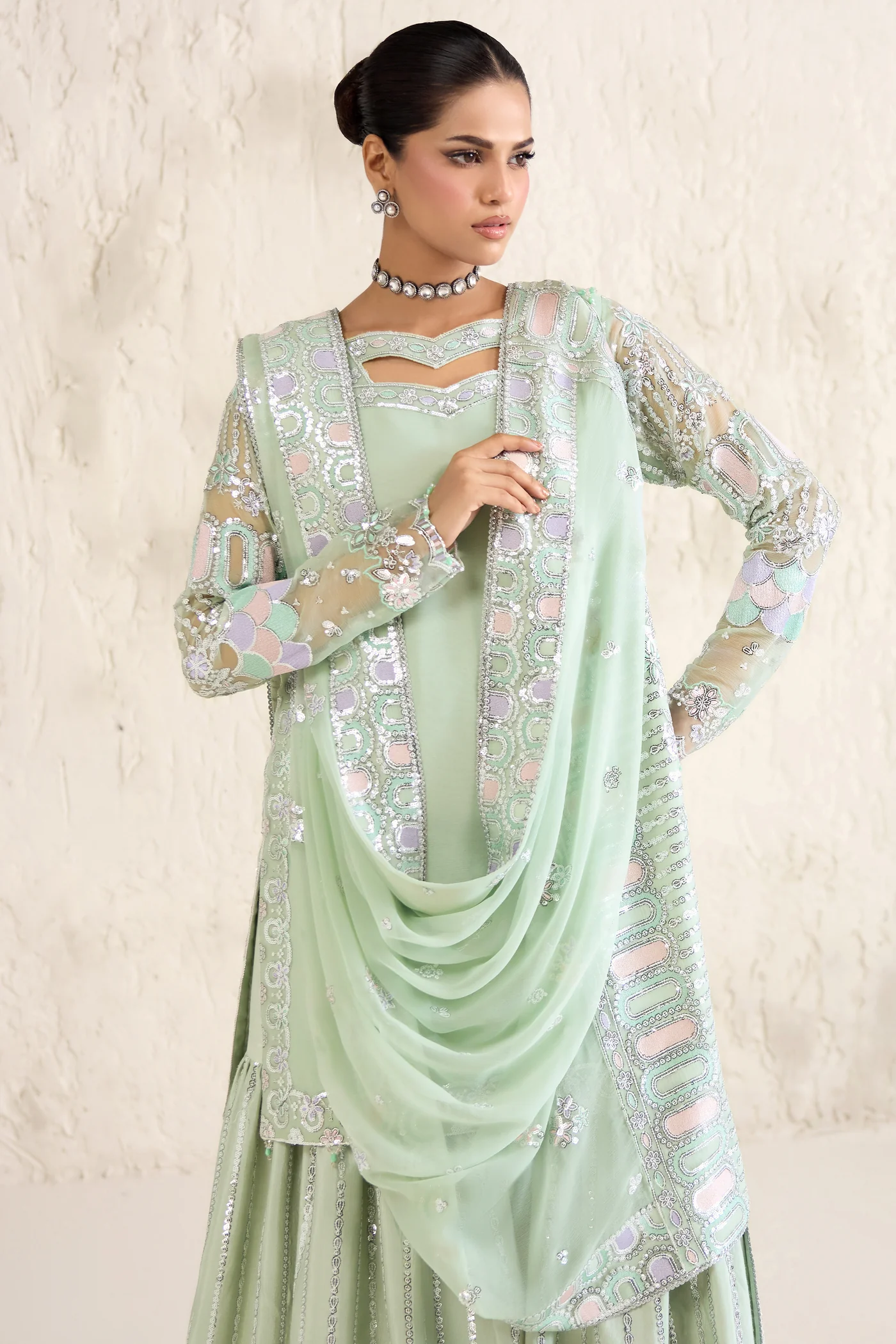Farash Formals '26-Aqua Bell - Image 2